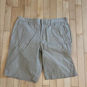 J. Crew Men's Khaki Flat Front Shorts